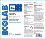 Gel Pro™ Bathroom Cleaner and Mildew Stain Remover by Ecolab – 16 Fl Oz (Pack of 1), Model 6100574