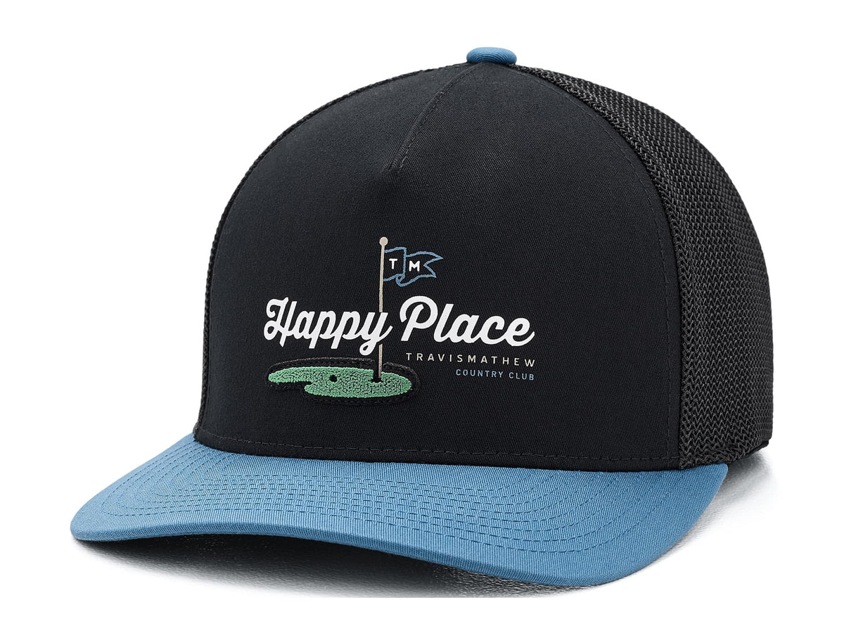 Swing Season Hat by TravisMathew – One Size, Polyester Blend, Black, Model A46119
