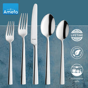 Amefa Moderno / 3.35" H x 9.84" L x 4.5" W / Casual Flatware Sets