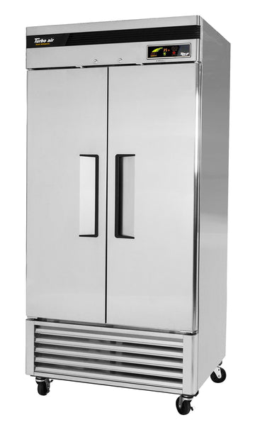 () - 39” Solid Door Reach-In Refrigerator by Turbo Air – 29.0 cubic_feet, Stainless steel, Model TSR-35SD