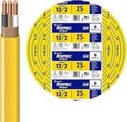 Southwire Romex SIMpull™ 25 ft. 12/2 Solid CU NM-B W/G Wire, 28828221