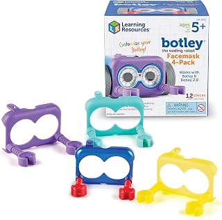 Learning Resources Botley the Coding Robot Facemask 4-Pack