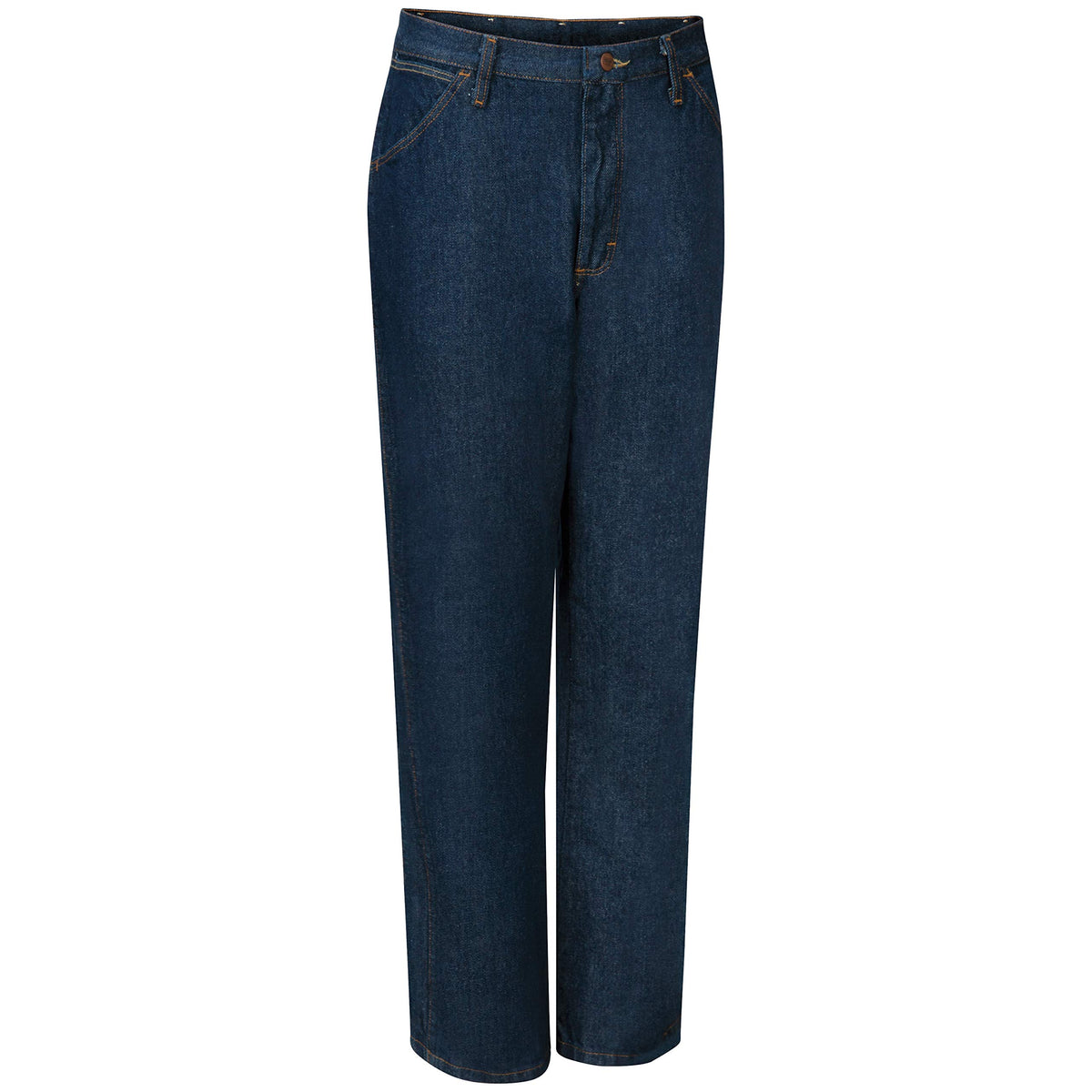 Men's Classic Work Jean by Red Kap – Cotton, Prewashed Indigo, Model PD54PW 52 34