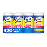 Disinfecting Wipes by Lysol – 80 Count (Pack of 4), Plastic, Wipes, Pack of 4, Model 59909