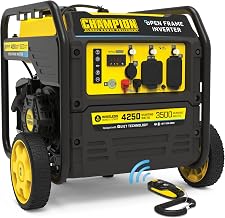 Champion Power Equipment 4250-Watt Wireless Remote Start RV Ready Portable Open Frame Inverter Generator with Quiet Technology