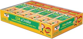 Keebler Club Cheddar Crackers (Pack of 12), 1.75 oz., Assorted