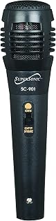 Supersonic SC-901 ProVoice Dynamic Professional Microphone, Uni-Directivity for Clean Sound, POP Filter for Reduced Background Noise, 5ft. Cable, On/Off Switch, Reduce Background Noise and Feedback
