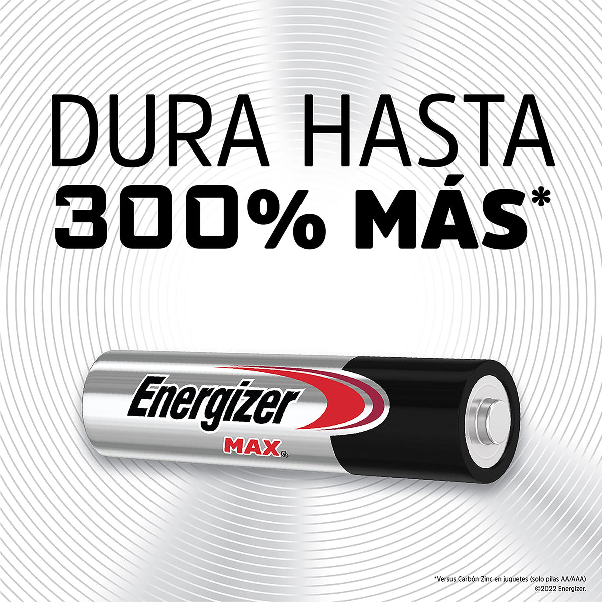 MAX AAA Batteries by Energizer – 4 Count (Pack of 1), Silver, Model E92BP-4