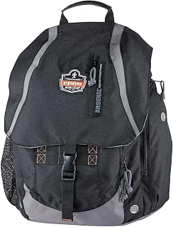 Ergodyne Arsenal 5143 Backpack, Padded Shoulder Straps, Rucksack Design for Maximum Storage, Black