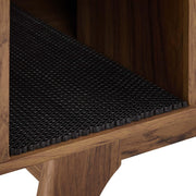 Render Cat Cabinet by Modway – 31.5 inches x 18 inches x 31 inches, Wood, Walnut, Model EEI-6796-WAL