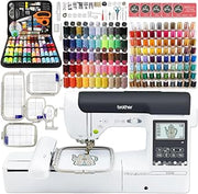 Brother SE2000 5" x 7" Combo Embroidery & Sewing Machine All-in-One Bundle with 5pc Hoop Set, Embroidery Threads, Sewing Threads & 200+ Accessories