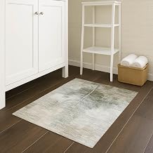 Addison Rugs Chantille ACN2745 Khaki 1'8" x 2'6" Indoor/Outdoor, Machine Washable, Easy Clean, Non Shedding, Bedroom, Living Room, Dining Room, Kitchen, Patio Rug