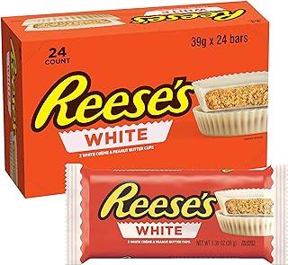 Reese's White Creme Peanut Butter Cups, 1.5 oz, 24 Count