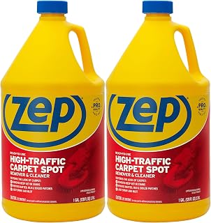 Zep High-Traffic Carpet Spot Remover & Cleaner 1 Gallon (2 Pack)