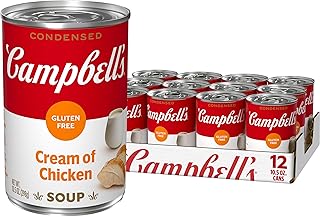 Campbell's Condensed Gluten Free Cream of Chicken Soup, 10.5 oz Can (12 Pack)