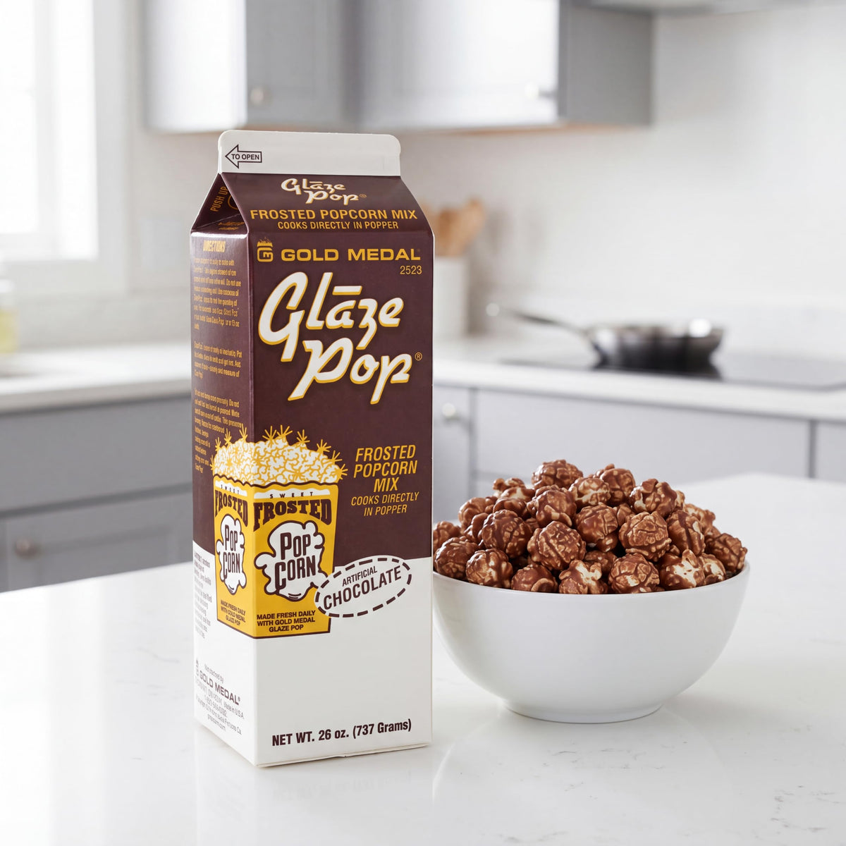Unpopped by Gold Medal Chocolate Glaze Pop – Gold, Chocolate, Model RFP0120-1