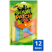 Soft & Chewy Candy Strips by Sour Patch Kids – 3.5 Ounce (Pack of 12), Pack of 12