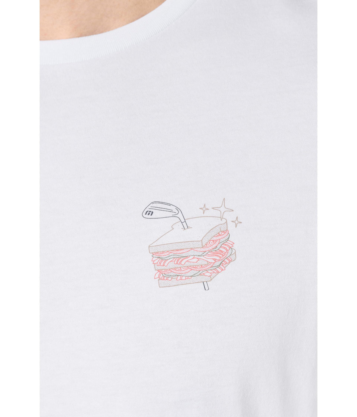 Men's Founding Member Tee by TravisMathew – Small, Cotton, White, Model A46214