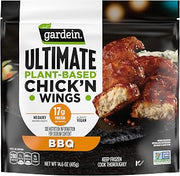 gardein Ultimate Plant-Based BBQ Chick'n Wings, Vegan, Frozen Meat Alternative, 14.6 oz.