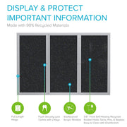 Ghent 48" x 72" / Confetti / Modern Bulletin Boards