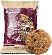 Appleways Oatmeal Raisin Cookies Soft Baked, 100% Nut Free Individually Wrapped Soft Baked Cookies Oatmeal, Made in USA, 1.4 Oz, 160 Count