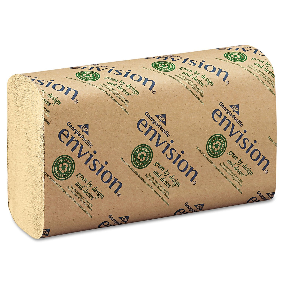 Acclaim Multifold Paper Towels by Georgia-Pacific – 9-1/4" x 9-1/2", Paper, Brown, Pack of 16, Model GPC23304