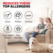 Allergen Plus 4-in-1 HEPA Air Purifier for Home by Honeywell – Large, White, Model HPA4300W