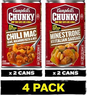 (Bundle of 4) Campbell's Chunky Soups, 18.8 oz Cans