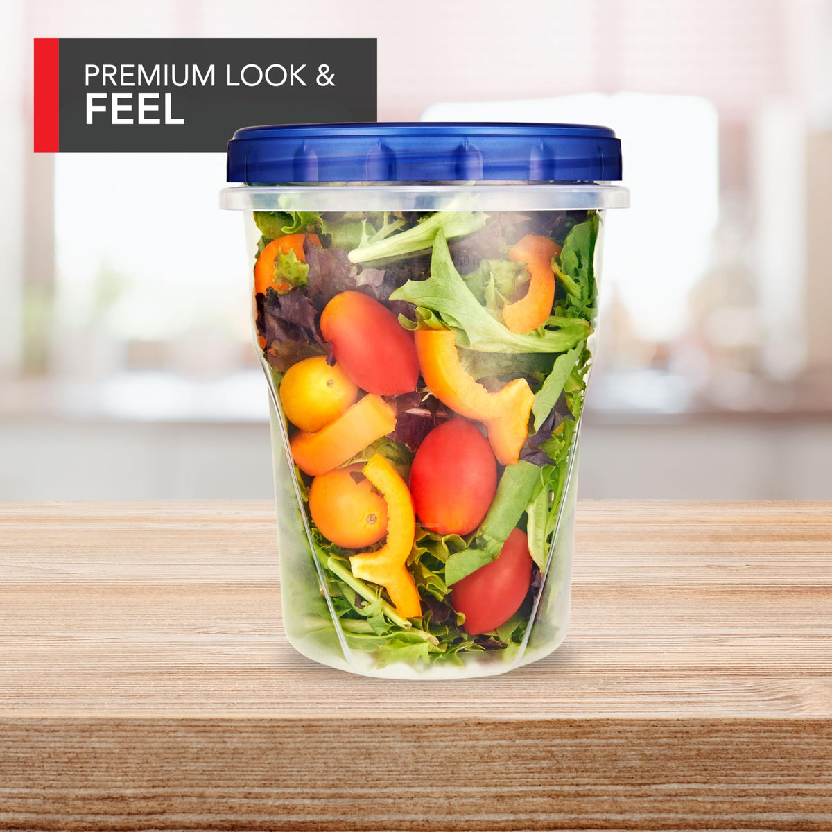 Stock Your Home 32 oz / Blue / 6 Pack Container Sets