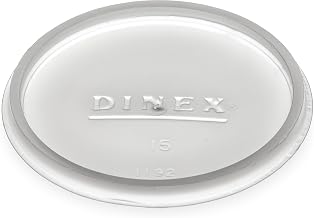 DINEX, Plastic, 2.62 Inches, Clear (Set of 1000)