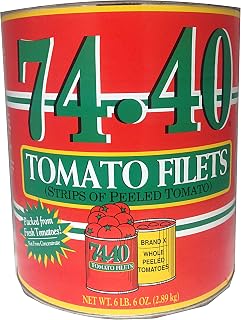 Stanislaus 74-40 Tomato Filets (Strips of Peeled Tomatoes), 102 oz
