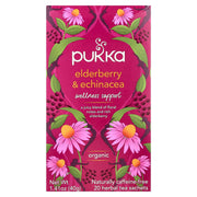 Pukka 20 Count (Pack of 1) / Elderberry & Echinacea / 1 Herbal