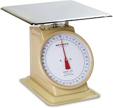 Detecto T100 Top Loading Fixed Dial Scale, 11.5" x 11.5", 100 lb. Capacity