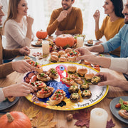 Fancy Land Serving Platter, 12.3 x 16.2 Inches, Multicolor Thanksgiving