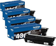 Brother TN436BK Super High Yield Toner-Retail Packaging,Black,(Pack of 4)