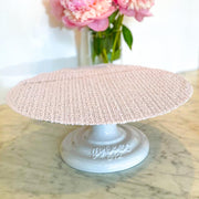 Cast Iron and Non-Slip Pad Cake Stand by Ateco – #612 12" Round, Cast Iron Base, Cast Iron, White