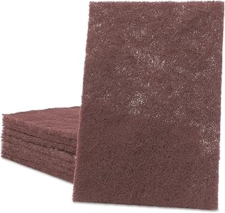 Scotch-Brite PROFESSIONAL General Purpose Hand Pad, 6 X 9, Maroon, 20/box, 3 Boxes/carton
