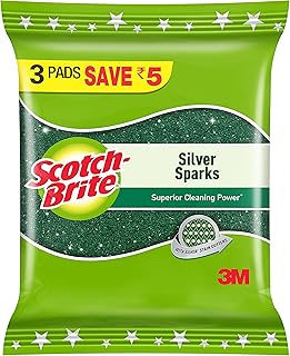 Scotch-Brite Silver Sparks Pad_3s Pack