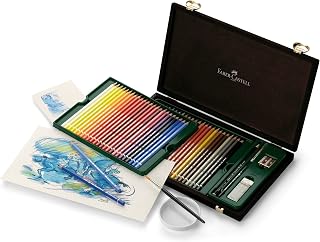 Faber-Castell Albrecht Dürer® Artists' Watercolor Pencils - Wood Case of 48 with Accessories