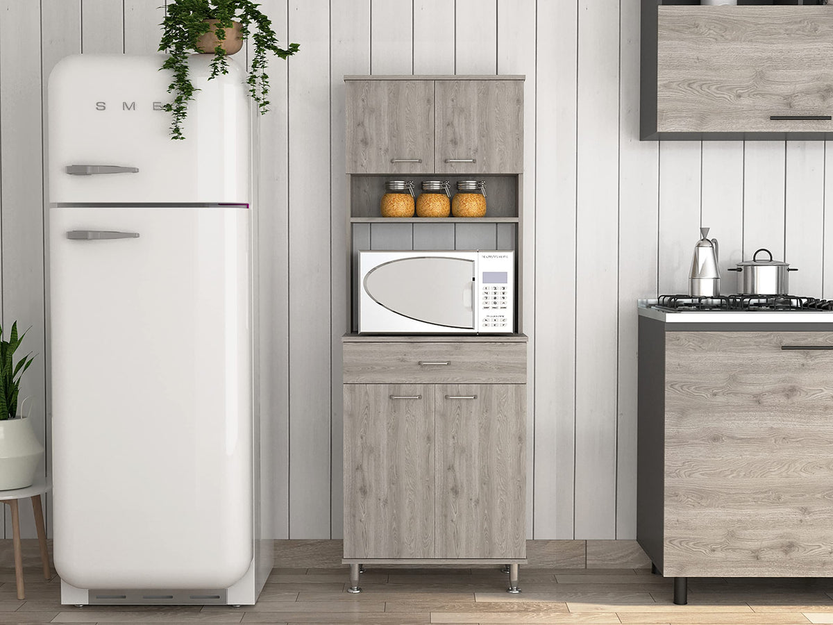 FM FURNITURE Light Gray / Modern Pantries