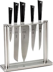 Mercer Culinary Zum 6-Piece Knife Block Set, Stainless Steel, 31.4 x 10.6 x 36.2 cm
