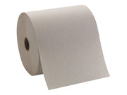 Brown Paper Towels Roll 7-7/8"W x 800'L by Georgia-Pacific – 6 Rolls (800 Sheets each), 40% Recycled Fiber, Paper, Brown, Model 26301
