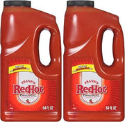 Frank's RedHot Original Hot Sauce, 64 fl oz (Pack of 2)
