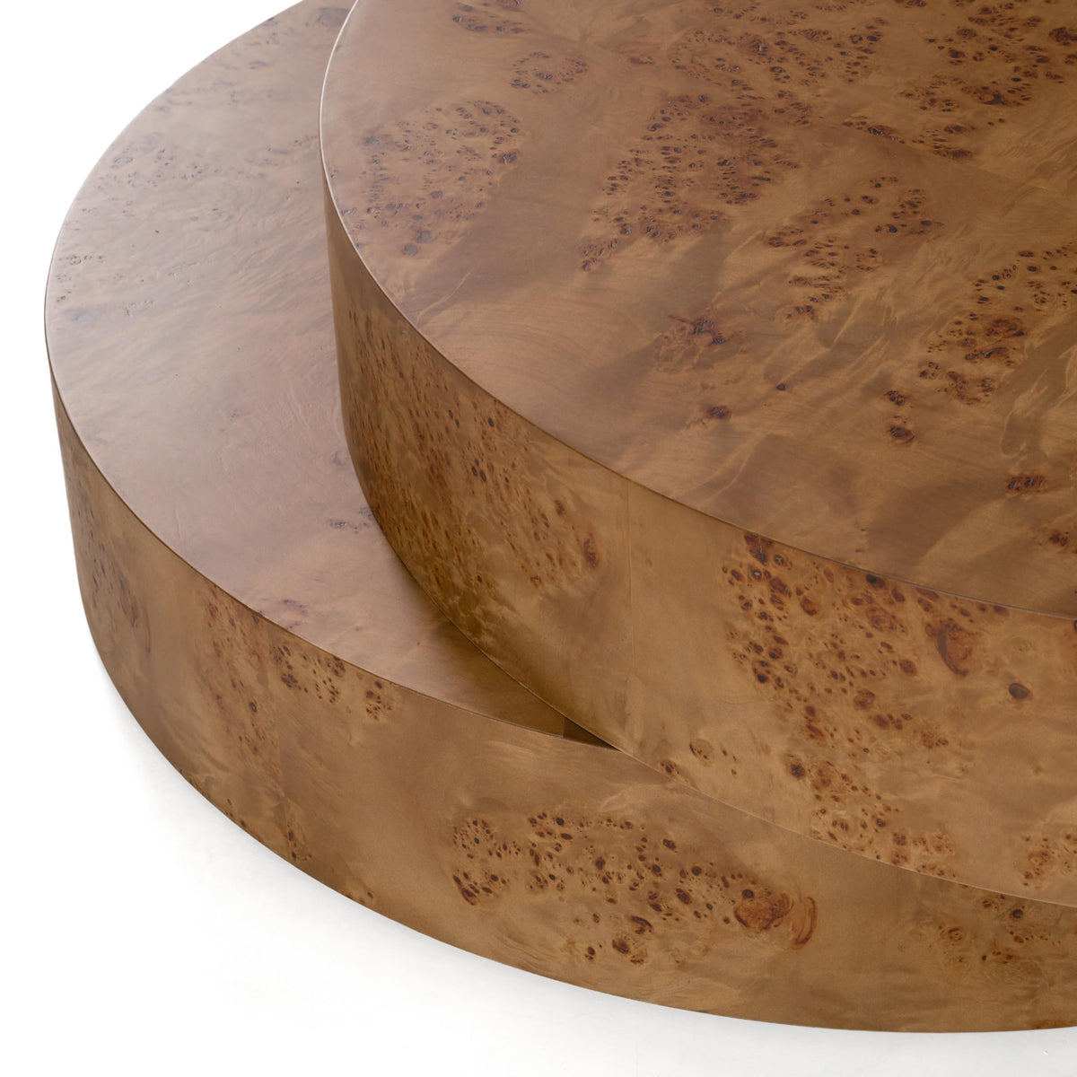 Ely - Modern Faux Burl Coffee Table by Limari Home – Wood, Beige, Model LIM-83159