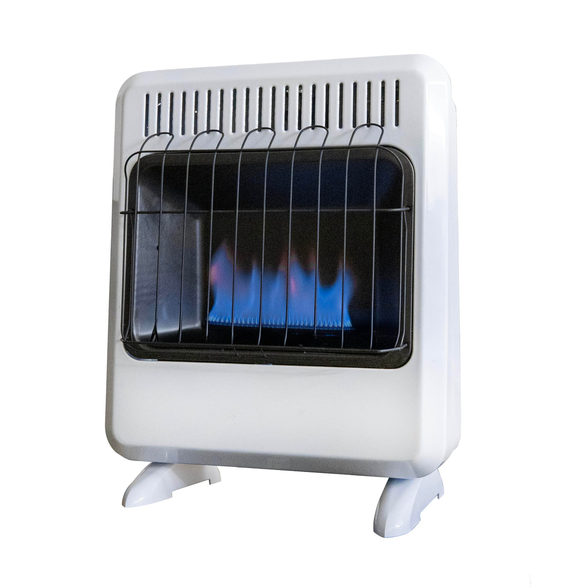 20,000 BTU Vent Free Blue Flame Propane Heater by Mr. Heater – 20000, Propane, White, Model F299720