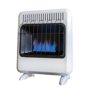 20,000 BTU Vent Free Blue Flame Propane Heater by Mr. Heater – 20000, Propane, White, Model F299720