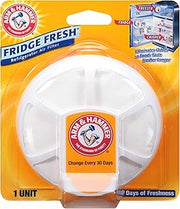 Arm & Hammer Baking Soda Fridge Fresh, Refrigerator Air Filter, 1 Count