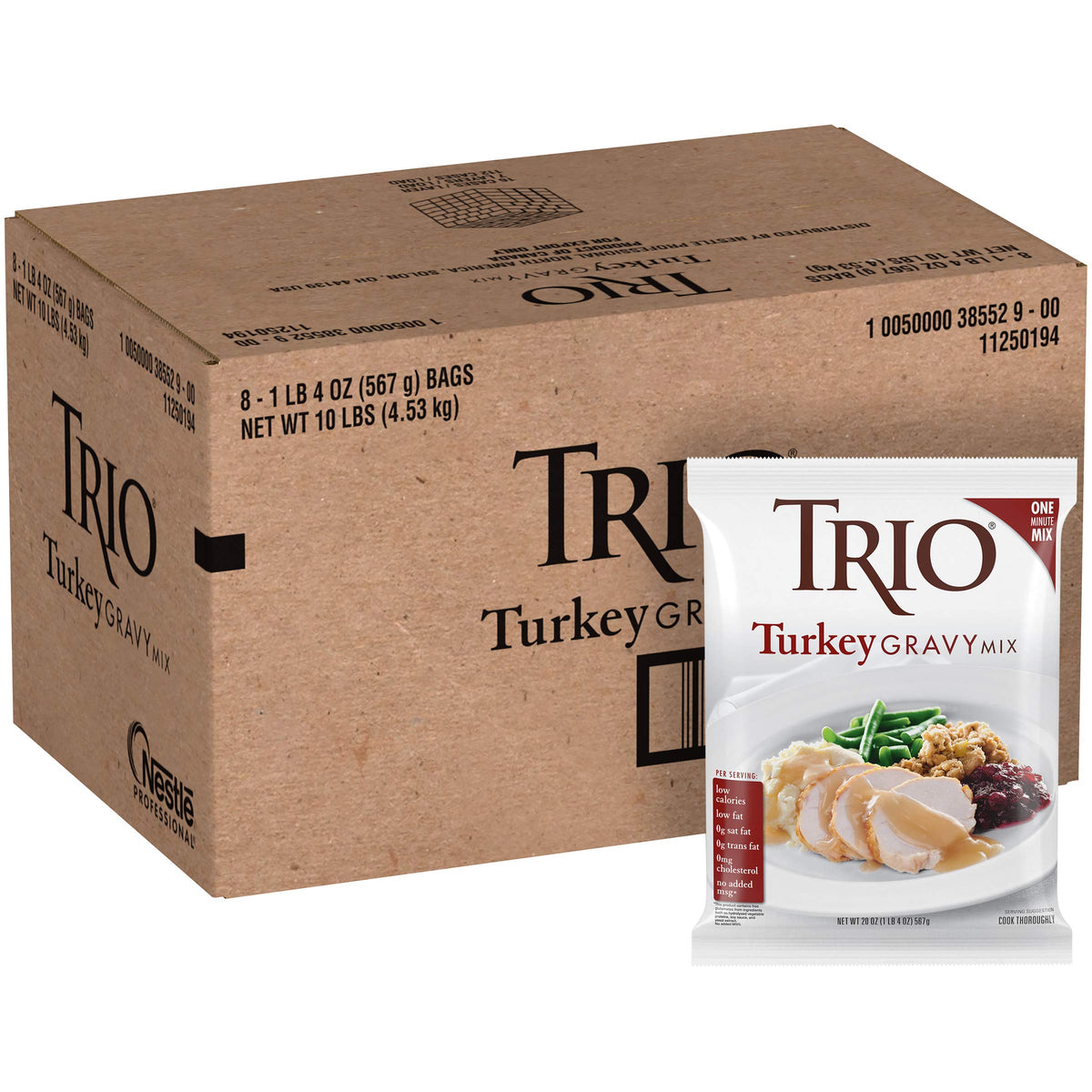 Trio Turkey Gravy Mix 8 pack by Nestle – 8-pack, Pack of 8, Model 10050000385529
