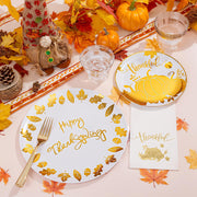 Festiva Thanksgiving Dinnerware Set, 176 Pieces, Pumpkin