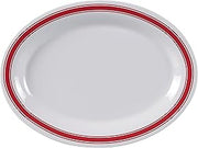 Yanco Houston Collection Melamine 12" * 9" OVAL PLATTER Box of 12